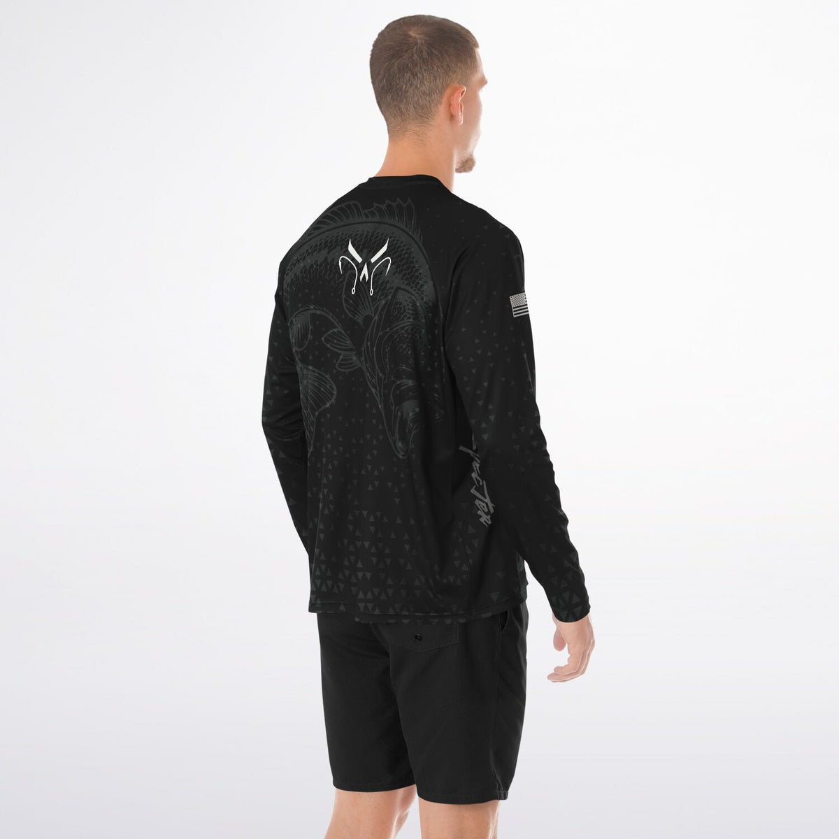 Dark Spec Long Sleeve Fishing Shirt - Men's