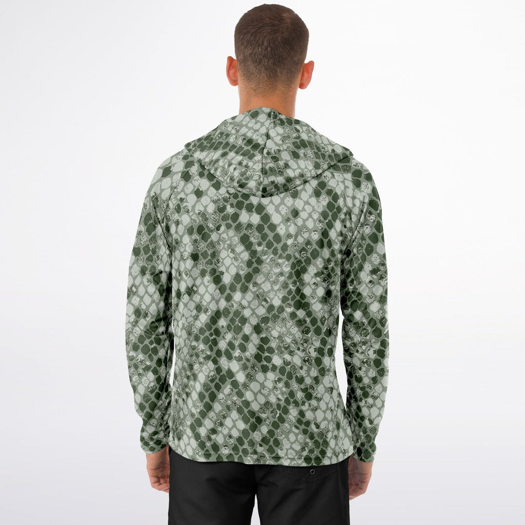 Jungle Cobra Long Sleeve Hooded Fishing Shirt - Men's