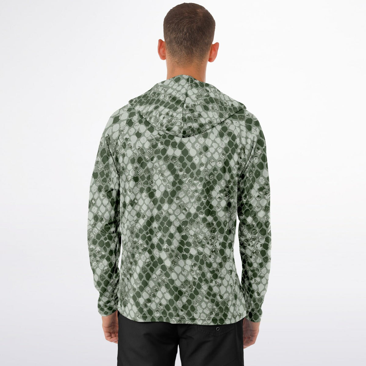Jungle Cobra Long Sleeve Hooded Fishing Shirt - Men's