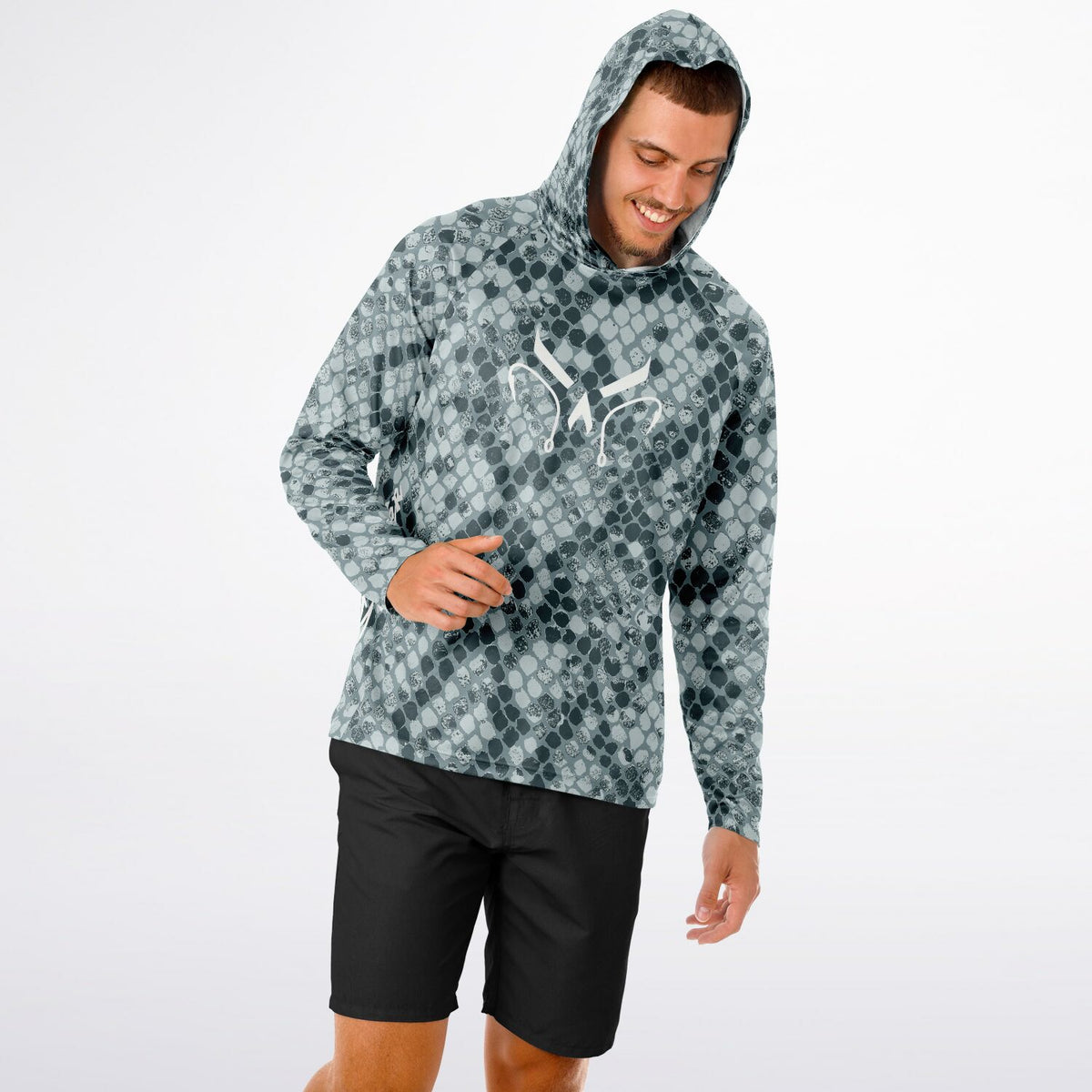 Coastal Cobra Long Sleeve Hooded Fishing Shirt - Men's