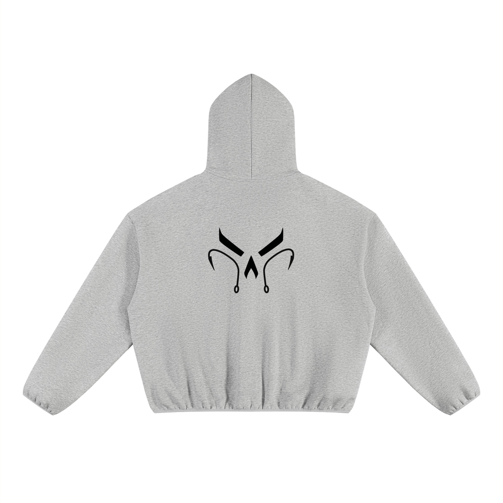 Winter Spec Boxy Piping Fleece Hoodie