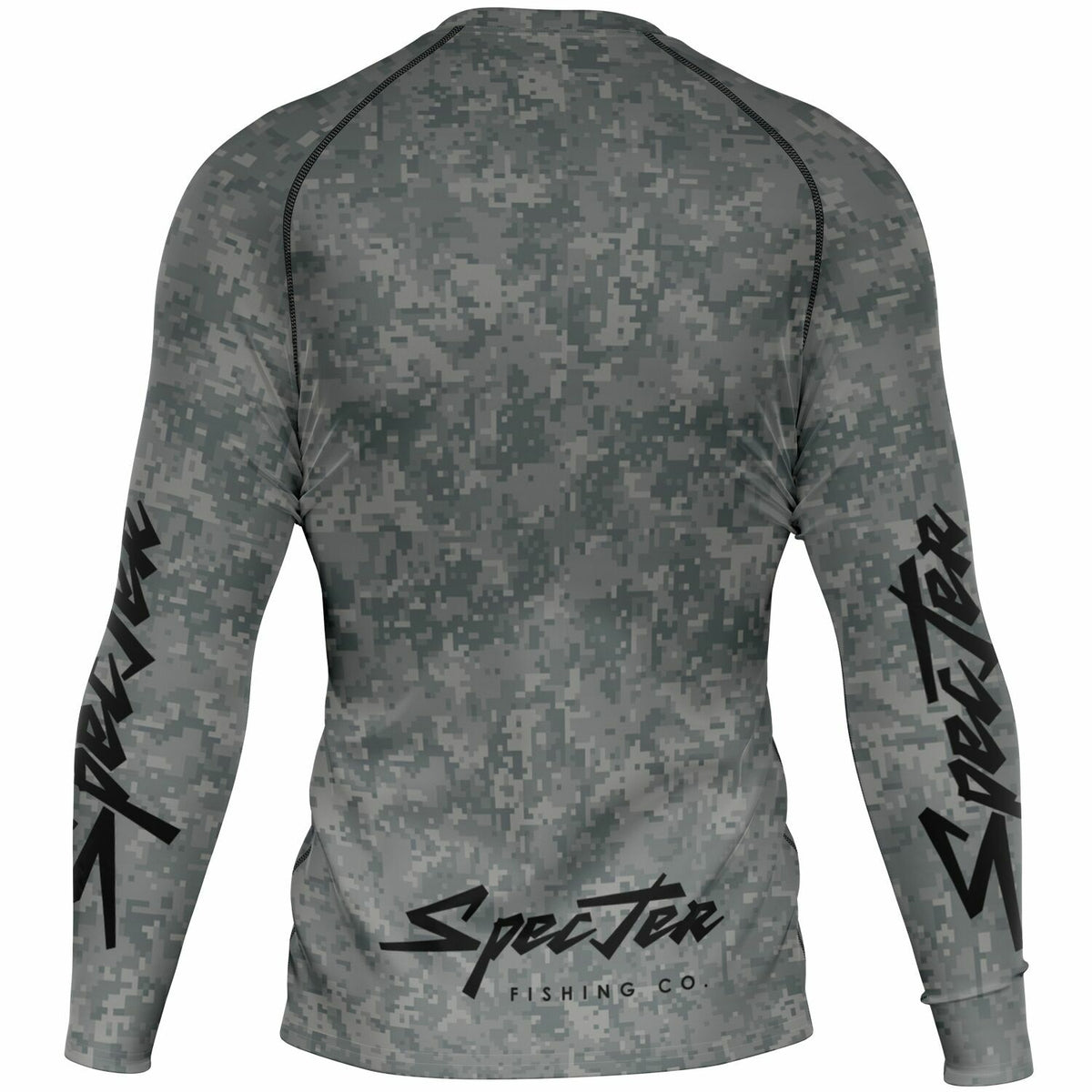 Rip Line Long Sleeve Swimming Rash Guard - Men's