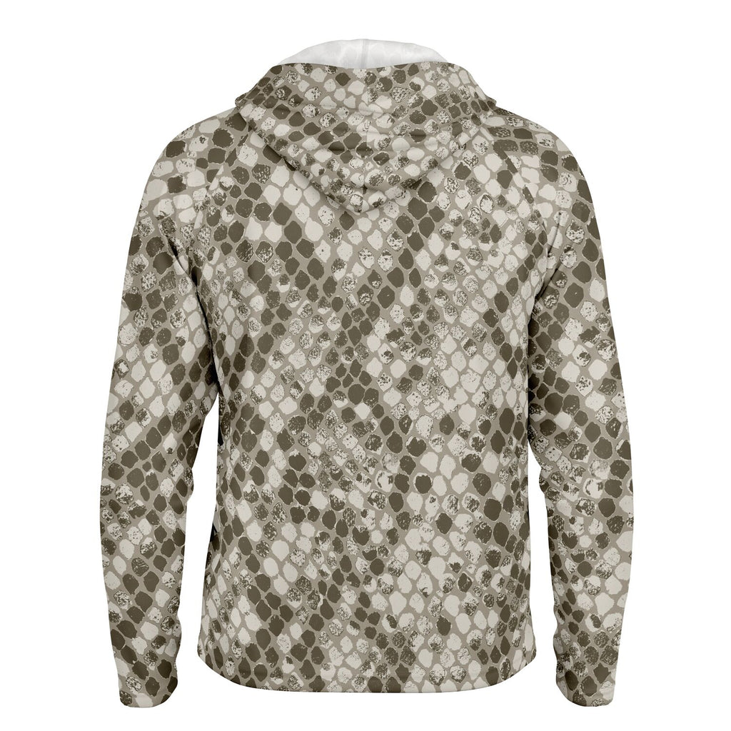 Desert Cobra Long Sleeve Hooded Fishing Shirt - Men's