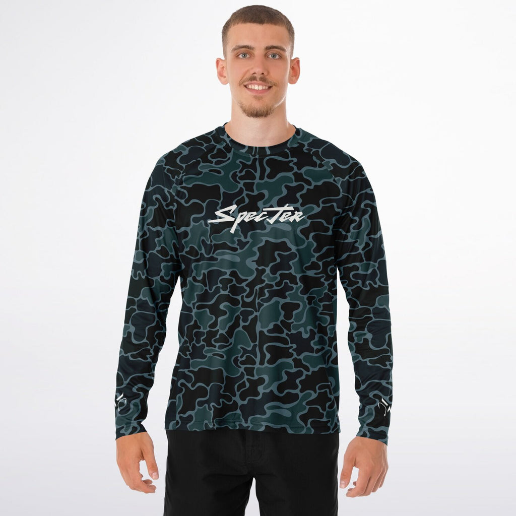Blue Heron Long Sleeve Fishing Shirt - Men's