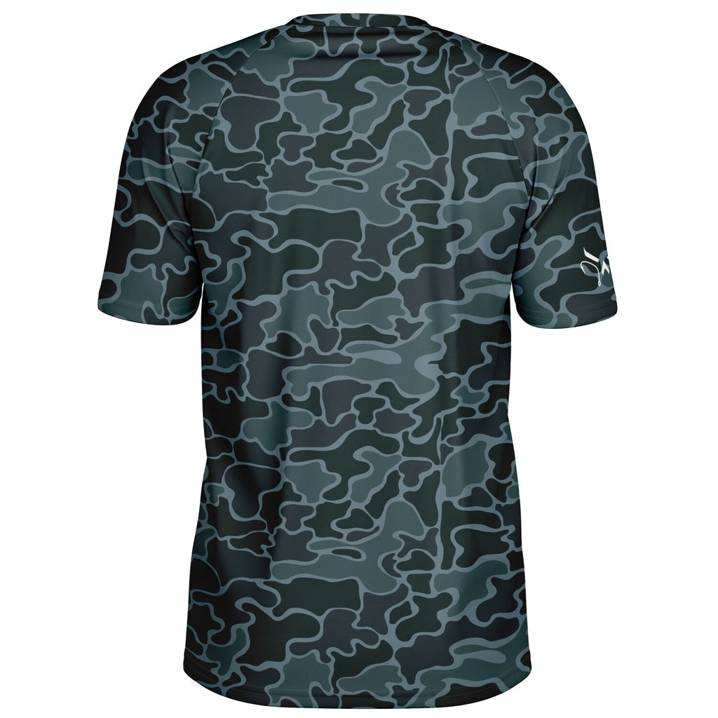 Blue Heron Short Sleeve Fishing Shirt - Men's