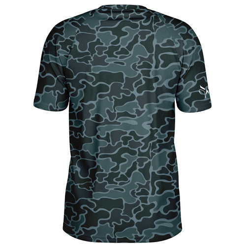 Blue Heron Short Sleeve Fishing Shirt - Men's