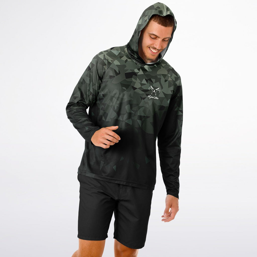 Hooked Long Sleeve Hooded Fishing Shirt - Men's