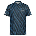 Blue Scales Polo Shirt - Men's
