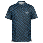 Blue Scales Polo Shirt - Men's