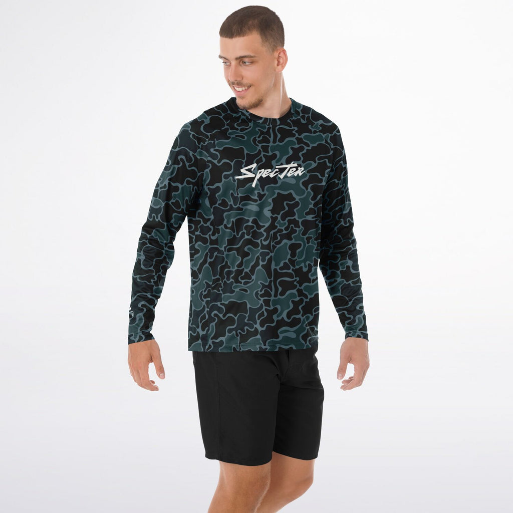 Blue Heron Long Sleeve Fishing Shirt - Men's