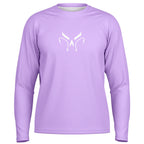 Purple Pastel Long Sleeve Fishing Shirt - Men's