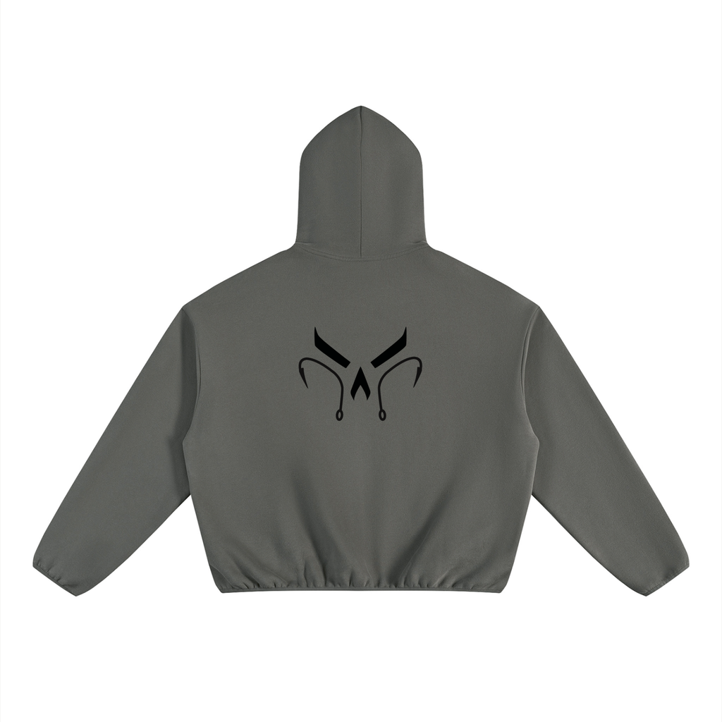 Winter Spec Boxy Piping Fleece Hoodie