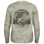 Big Bass Splash Long Sleeve Fishing Shirt - Men's
