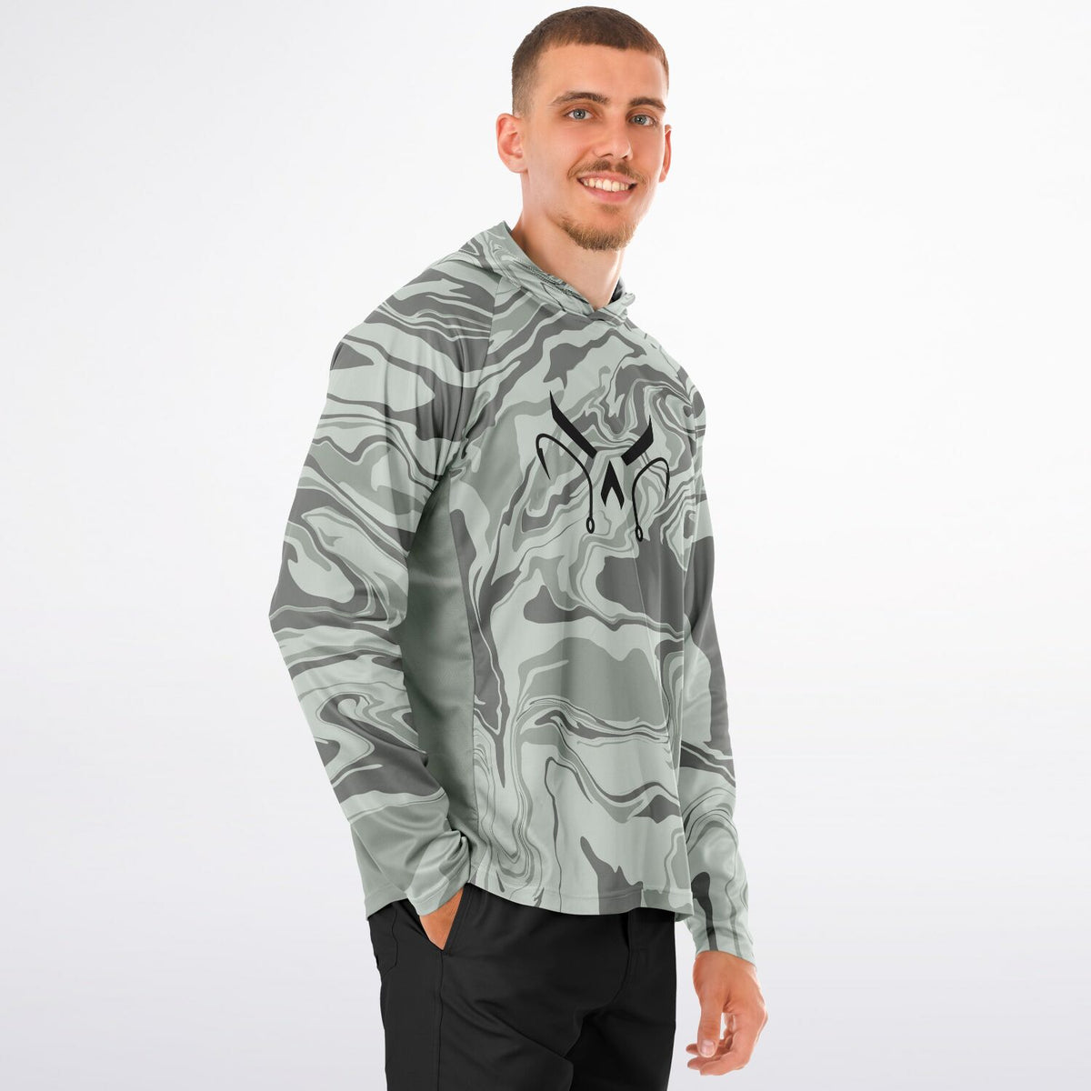 Sinker Long Sleeve Hooded Fishing Shirt - Men's