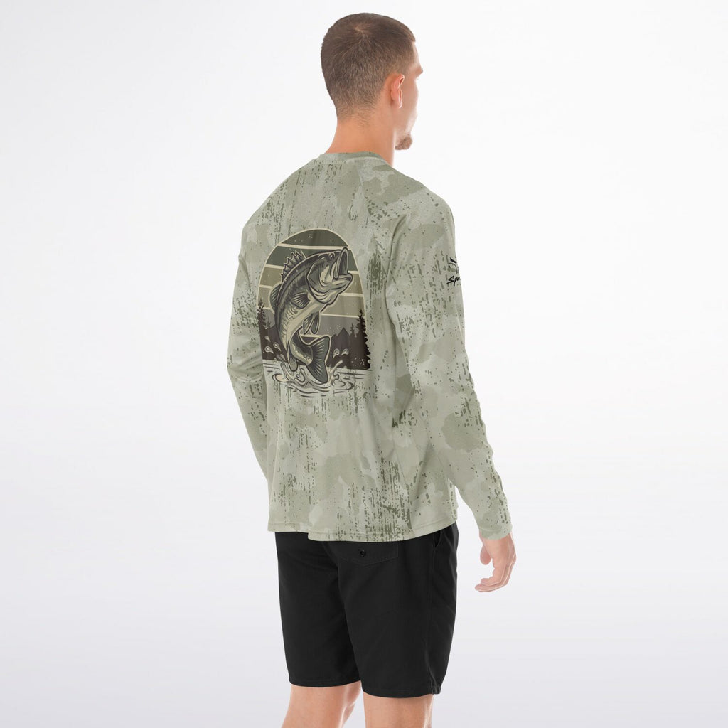 Big Bass Splash Long Sleeve Fishing Shirt - Men's