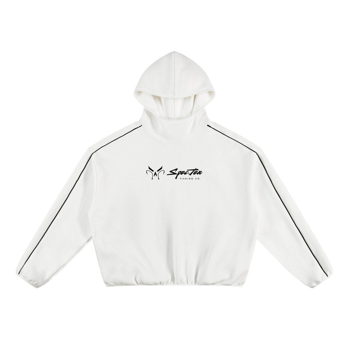 Winter Spec Boxy Piping Fleece Hoodie
