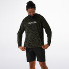 Olive Lava Long Sleeve Fishing Shirt - Men's