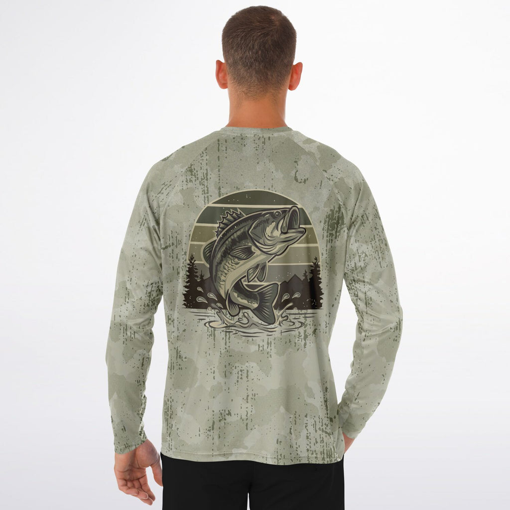 Big Bass Splash Long Sleeve Fishing Shirt - Men's