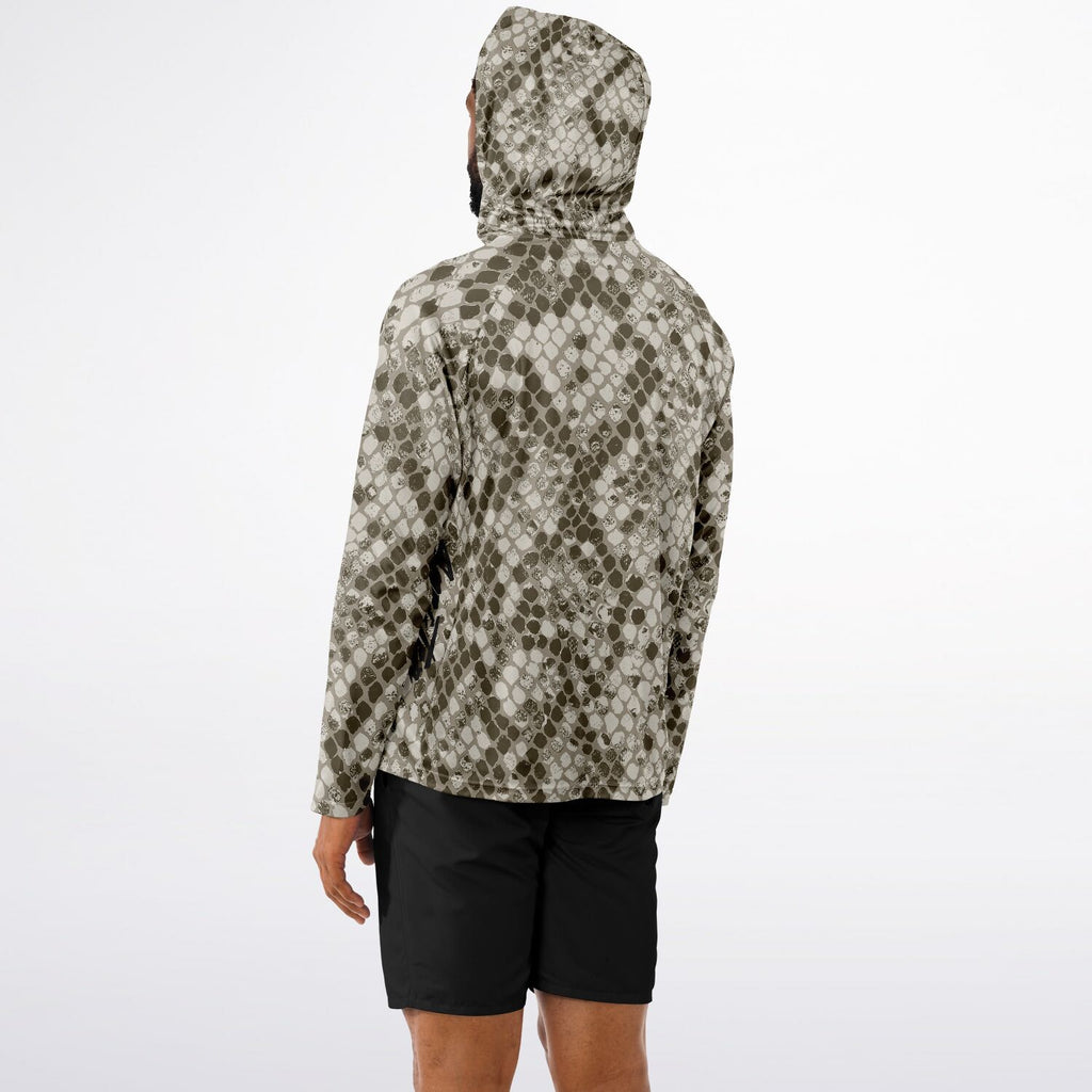 Desert Cobra Long Sleeve Hooded Fishing Shirt - Men's