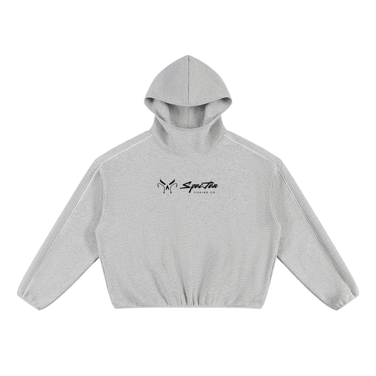 Winter Spec Boxy Piping Fleece Hoodie