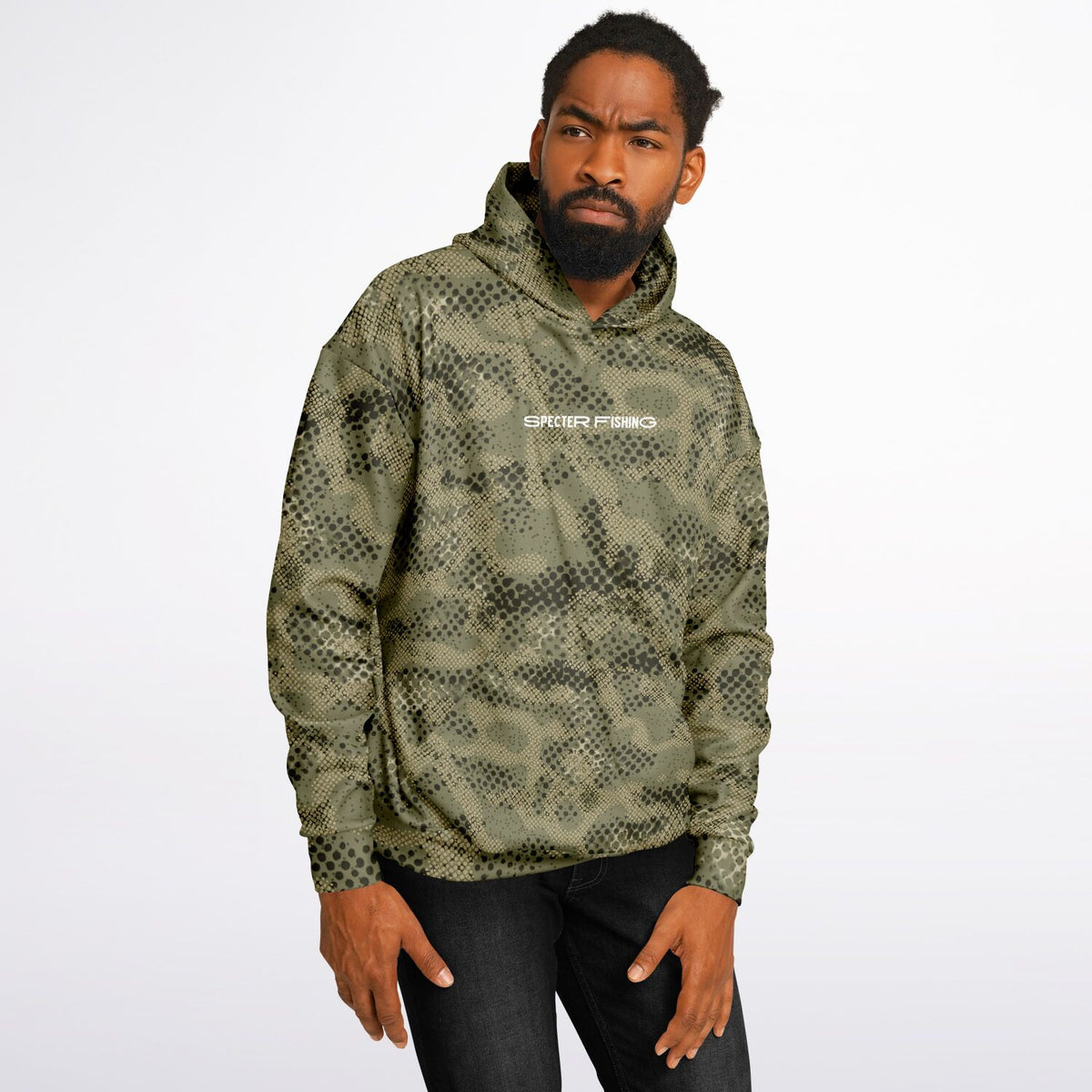 Spotted Commander Heavyweight Oversized Hoodie - Men's