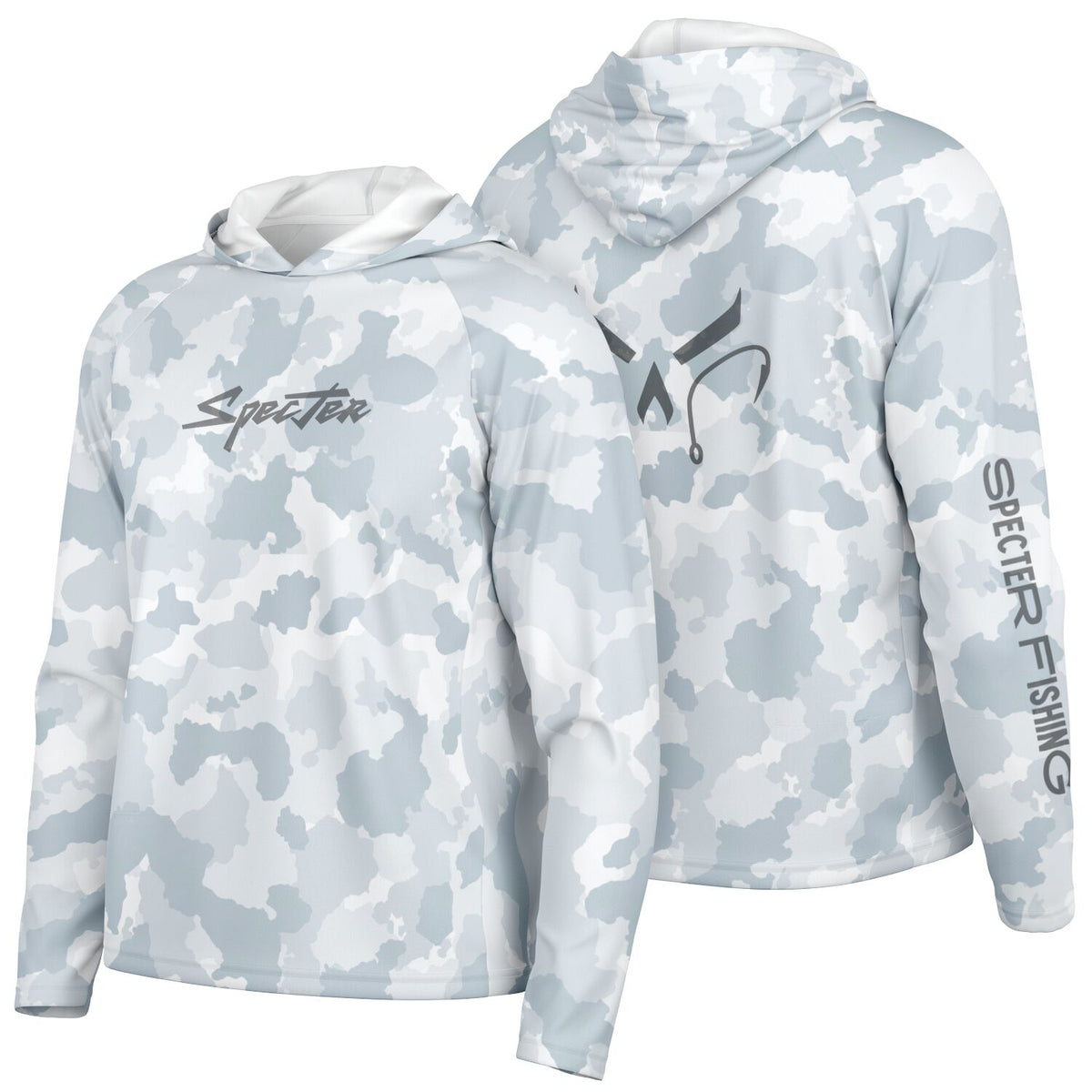Winter Stealth Long Sleeve Hooded Fishing Shirt - Men's