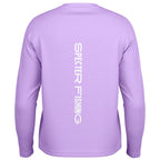 Purple Pastel Long Sleeve Fishing Shirt - Men's