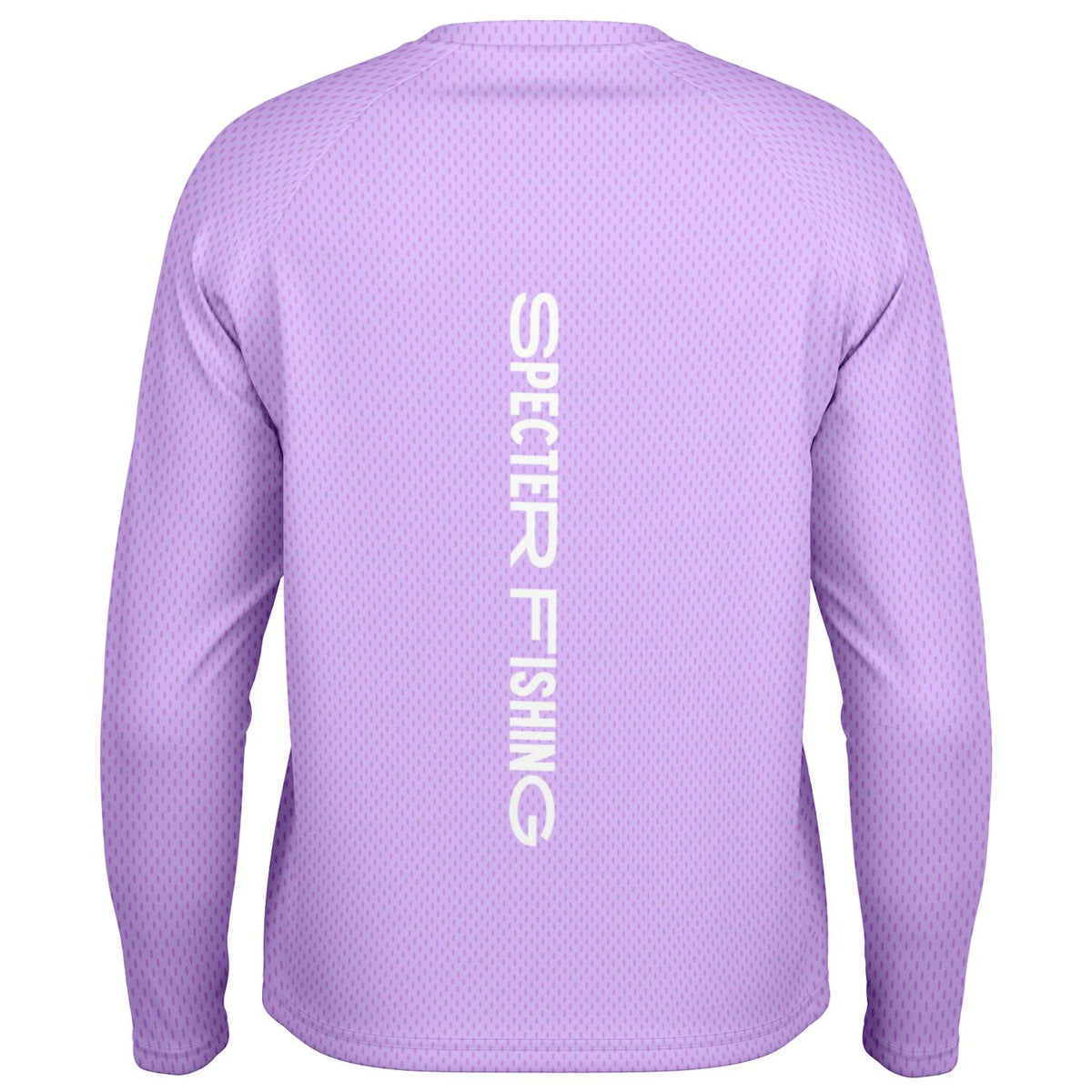 Purple Pastel Long Sleeve Fishing Shirt - Men's