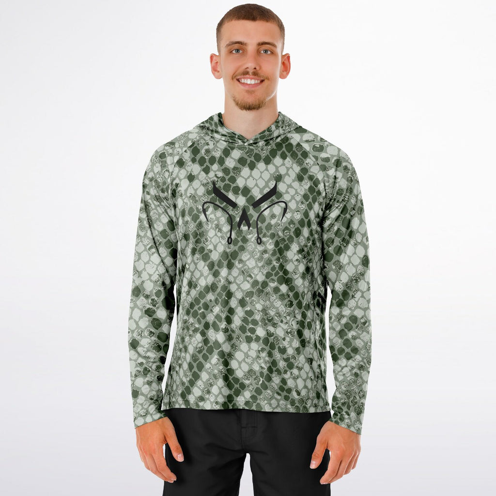 Jungle Cobra Long Sleeve Hooded Fishing Shirt - Men's
