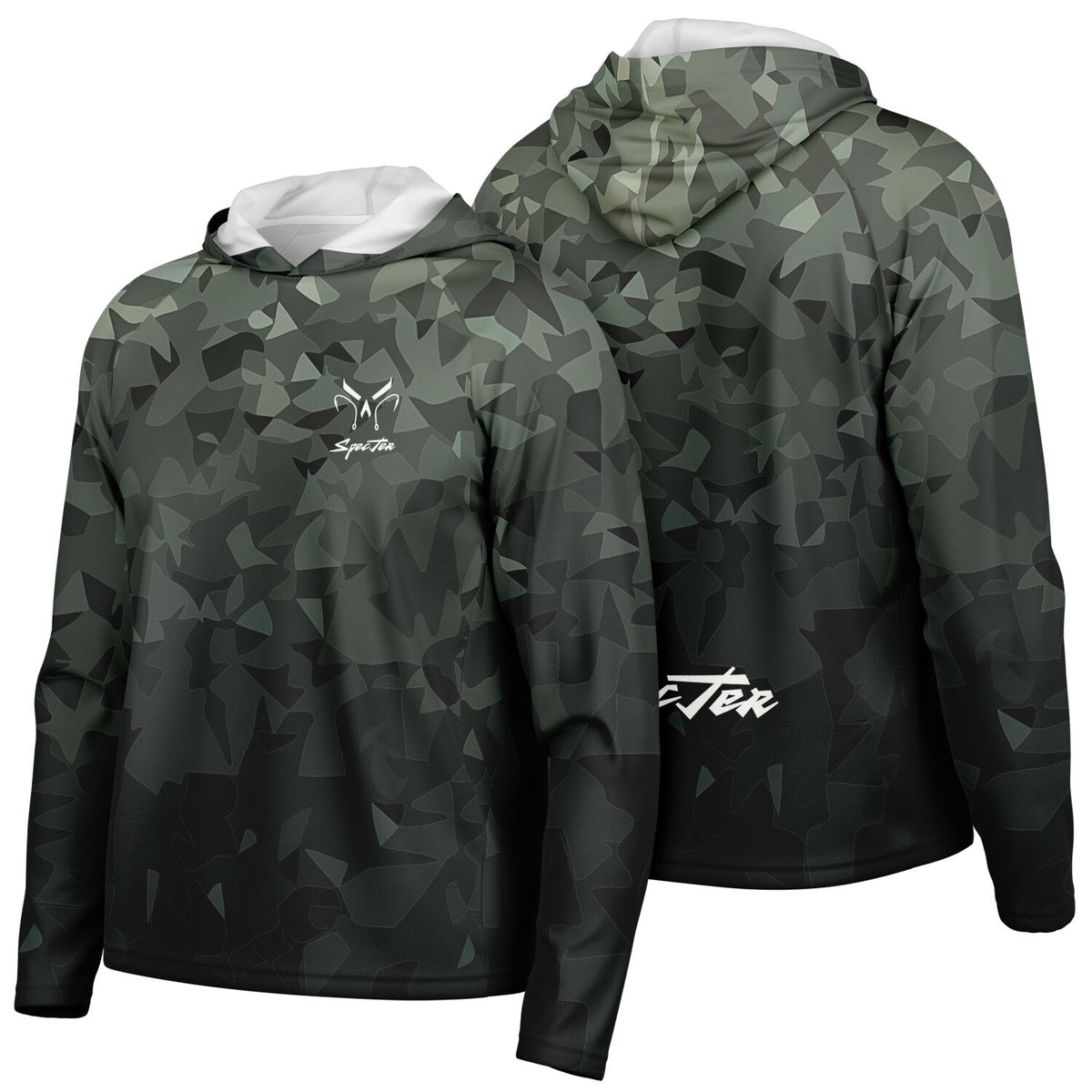 Hooked Long Sleeve Hooded Fishing Shirt - Men's