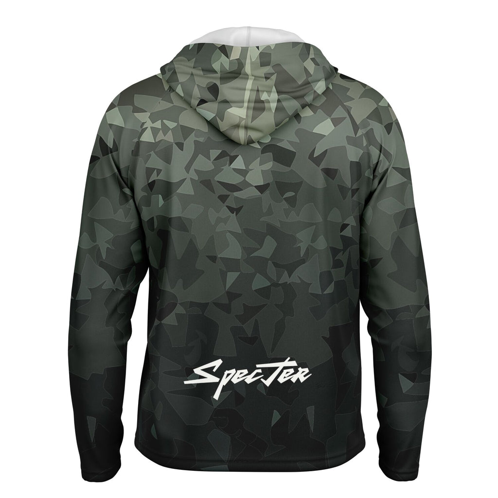 Hooked Long Sleeve Hooded Fishing Shirt - Men's