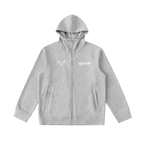 Essential Heavyweight High Neck  Zip-Up Hoodie