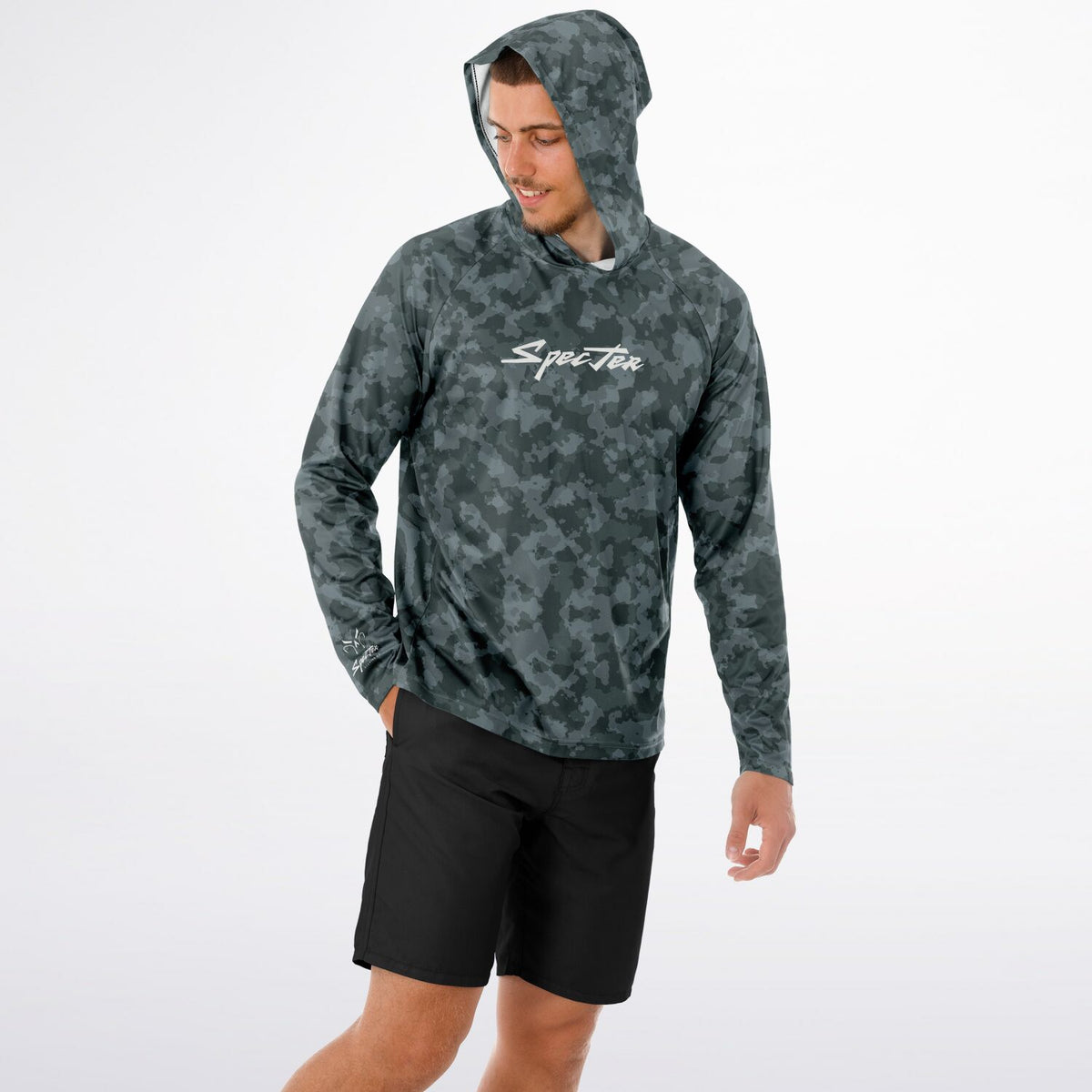 Combat Long Sleeve Hooded Fishing Shirt - Men's