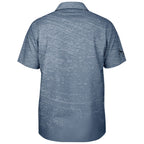 Wavelength Spread Collar Short Sleeve Button-Down Shirt - Men's