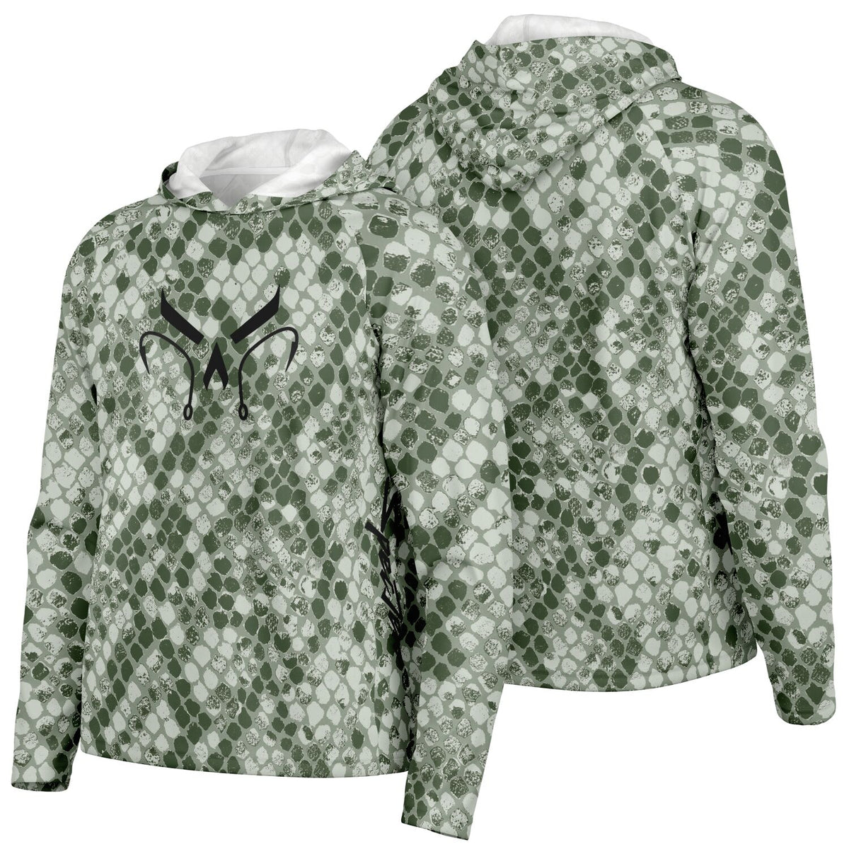 Jungle Cobra Long Sleeve Hooded Fishing Shirt - Men's