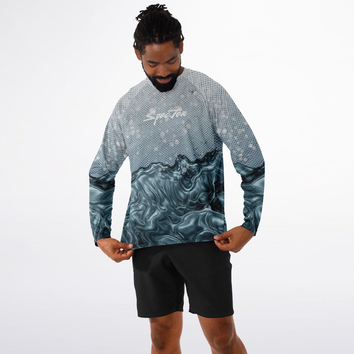 Chrome Wave Long Sleeve Fishing Shirt - Men's