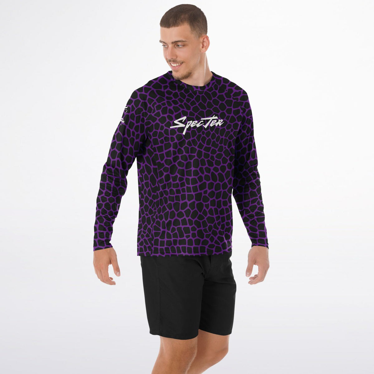 Purple Lava Long Sleeve Fishing Shirt - Men's