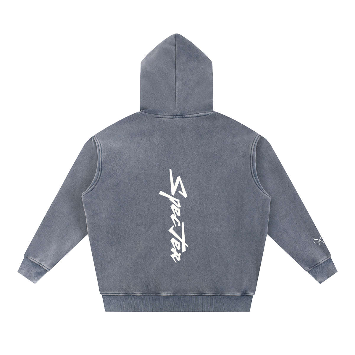 Snow Wash Fleece Oversize Hoodie