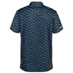 Blue Scales Polo Shirt - Men's