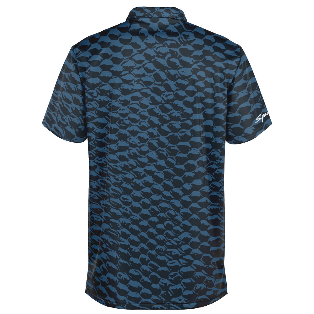 Blue Scales Polo Shirt - Men's
