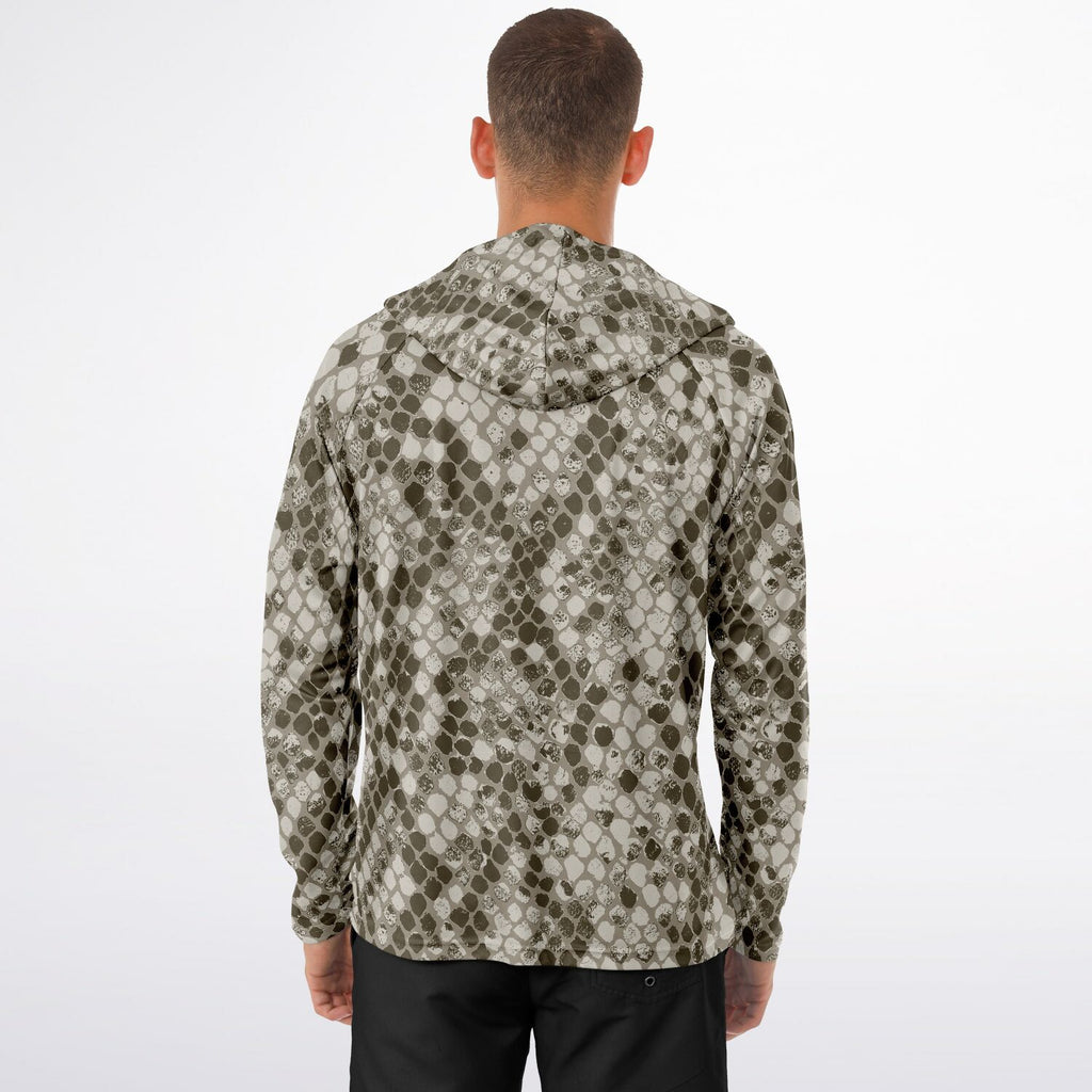 Desert Cobra Long Sleeve Hooded Fishing Shirt - Men's