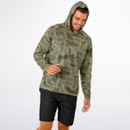 Spotted Commander Long Sleeve Hooded Fishing Shirt - Men's
