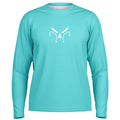 Aqua Pastel Long Sleeve Fishing Shirt - Men's