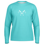 Aqua Pastel Long Sleeve Fishing Shirt - Men's
