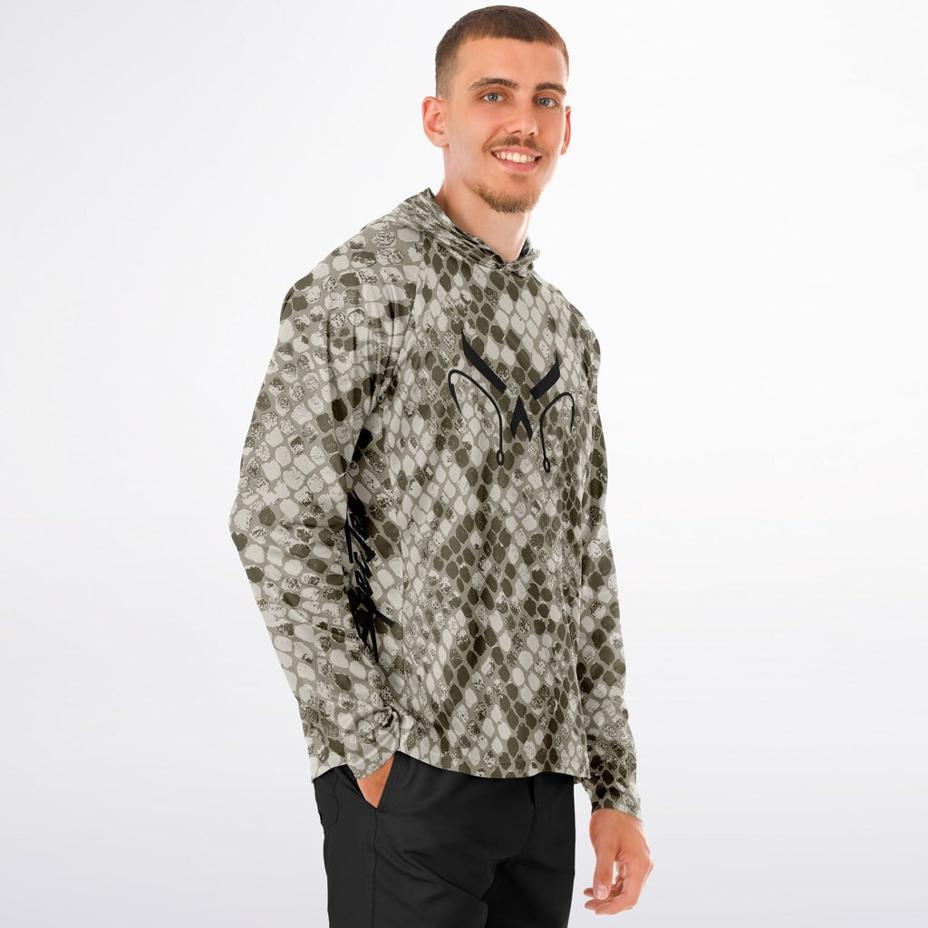 Desert Cobra Long Sleeve Hooded Fishing Shirt - Men's