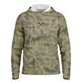Spotted Commander Long Sleeve Hooded Fishing Shirt - Men's
