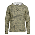 Spotted Commander Long Sleeve Hooded Fishing Shirt - Men's