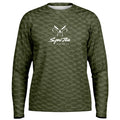 Olive Scales Long Sleeve Fishing Shirt - Men's