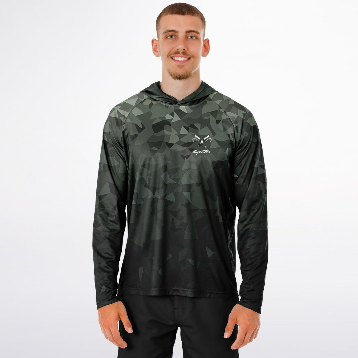 Hooked Long Sleeve Hooded Fishing Shirt - Men's