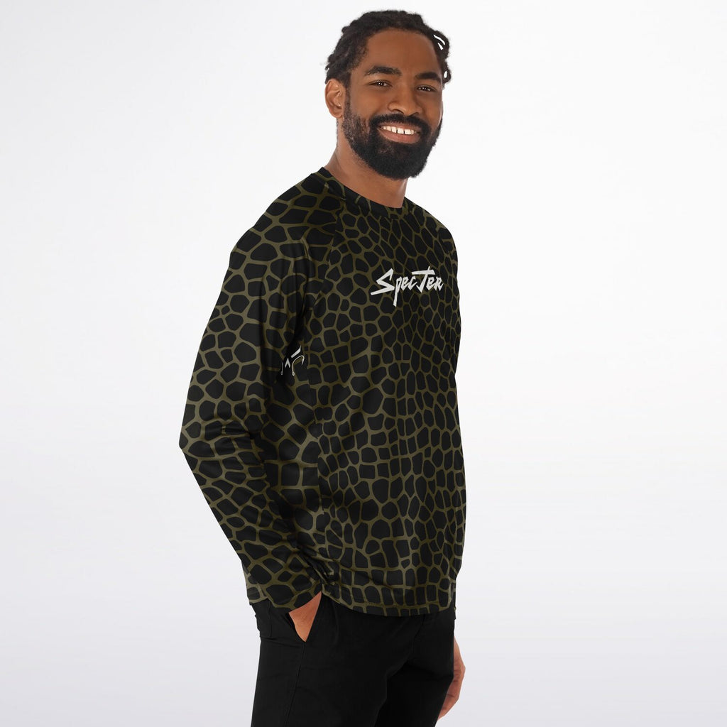 Olive Lava Long Sleeve Fishing Shirt - Men's
